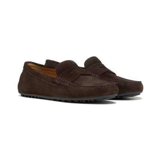 Geox U ISTRIA Mørkebrun Ruskind Loafer