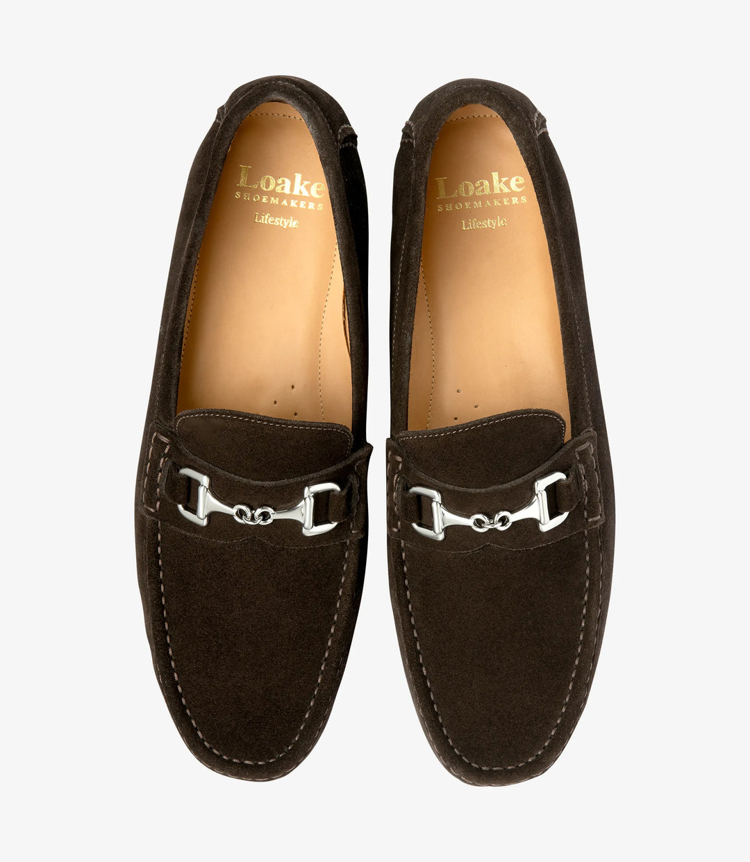 Loake Hawthorn Mørkebrun Ruskind Loafer
