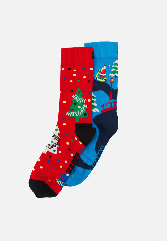 Happy socks - happy holiday gift - 2-pak