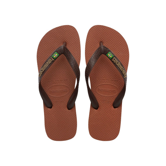 Havaianas Brasil Logo Sandaler Rose/kaffe