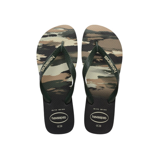 Havaianas Top Camu Sandaler Sort/Grøn