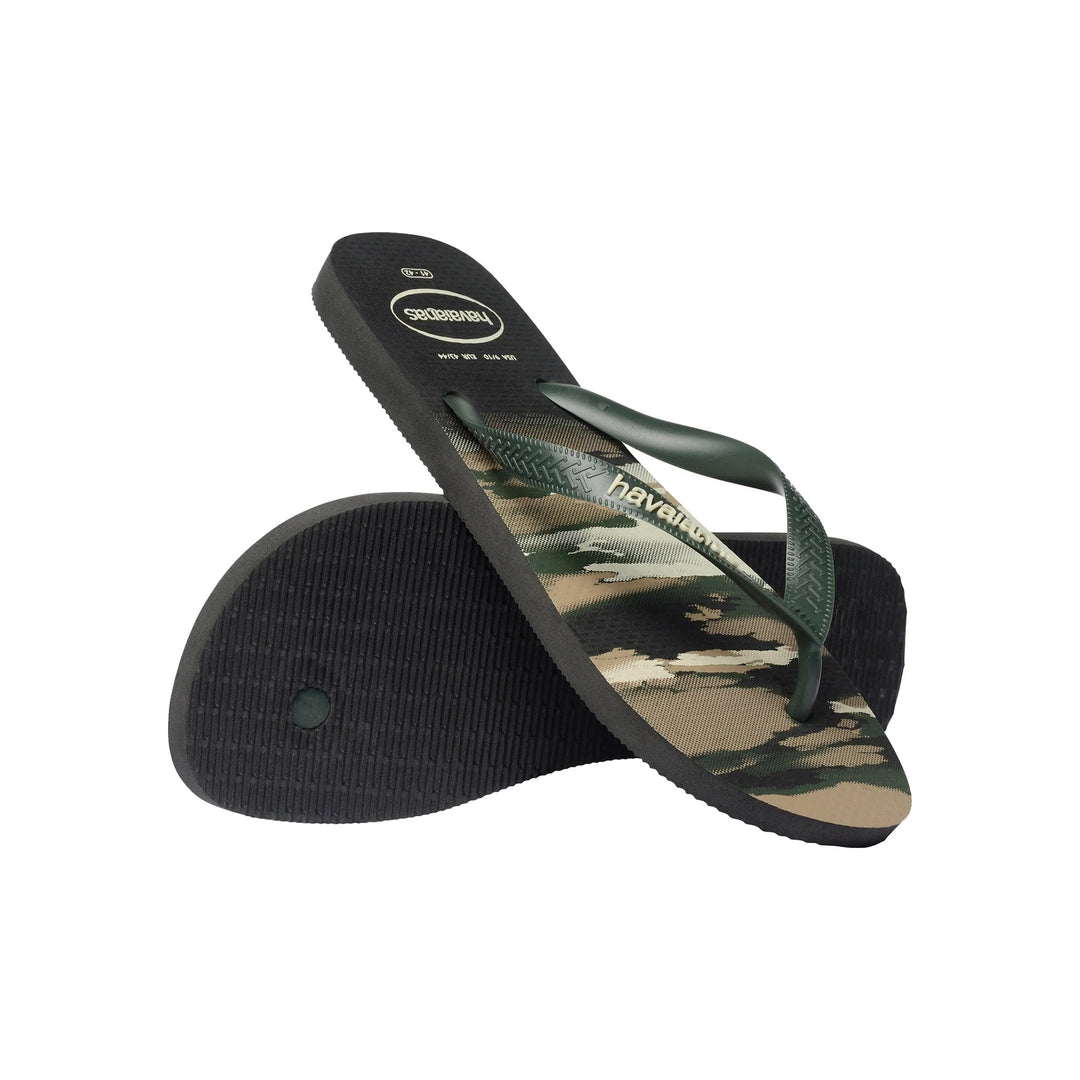 Havaianas Top Camu Sandaler Sort/Grøn