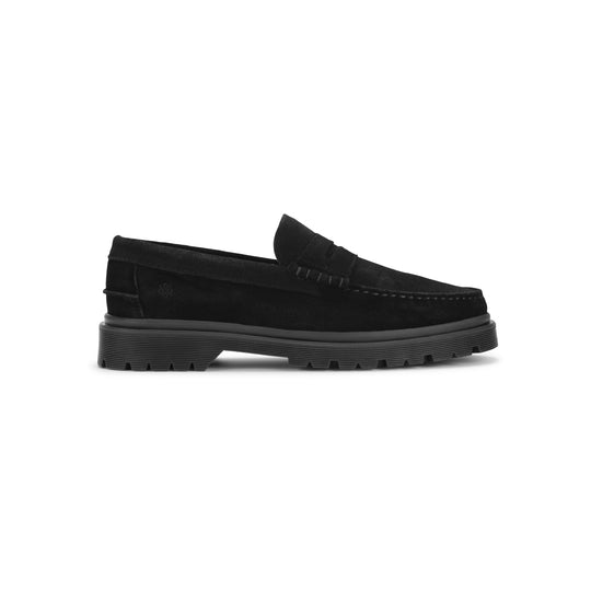 Playboy Austin Black Suede - sort ruskind