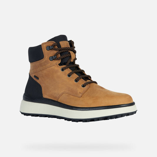 Geox Granito +Grip Ochre Brown Leather