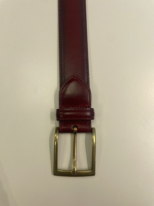 Leyva belt red leather