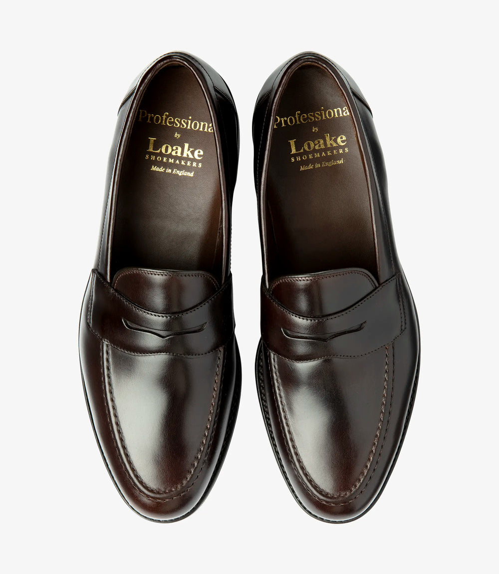 Loake Imperial Mørkebrun Læder Loafer