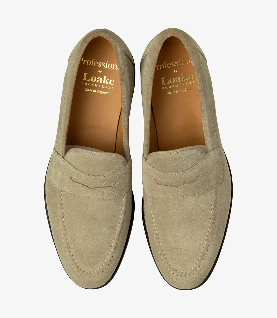 Loake Imperial Sandfarvet Ruskind Loafers