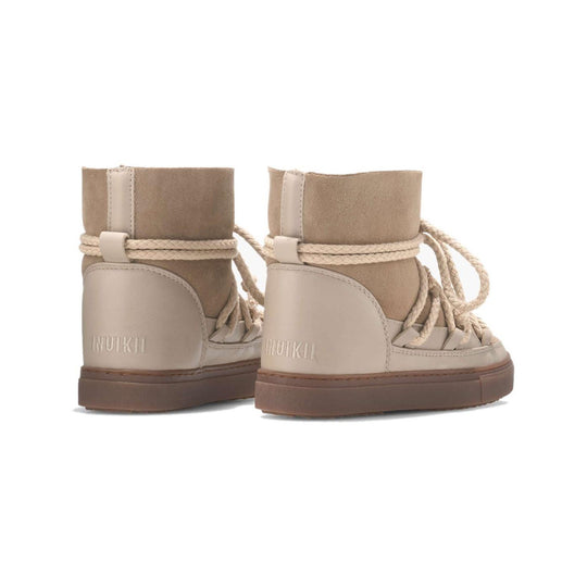 INUIKII Classic Boot Beige - parret set bagfra