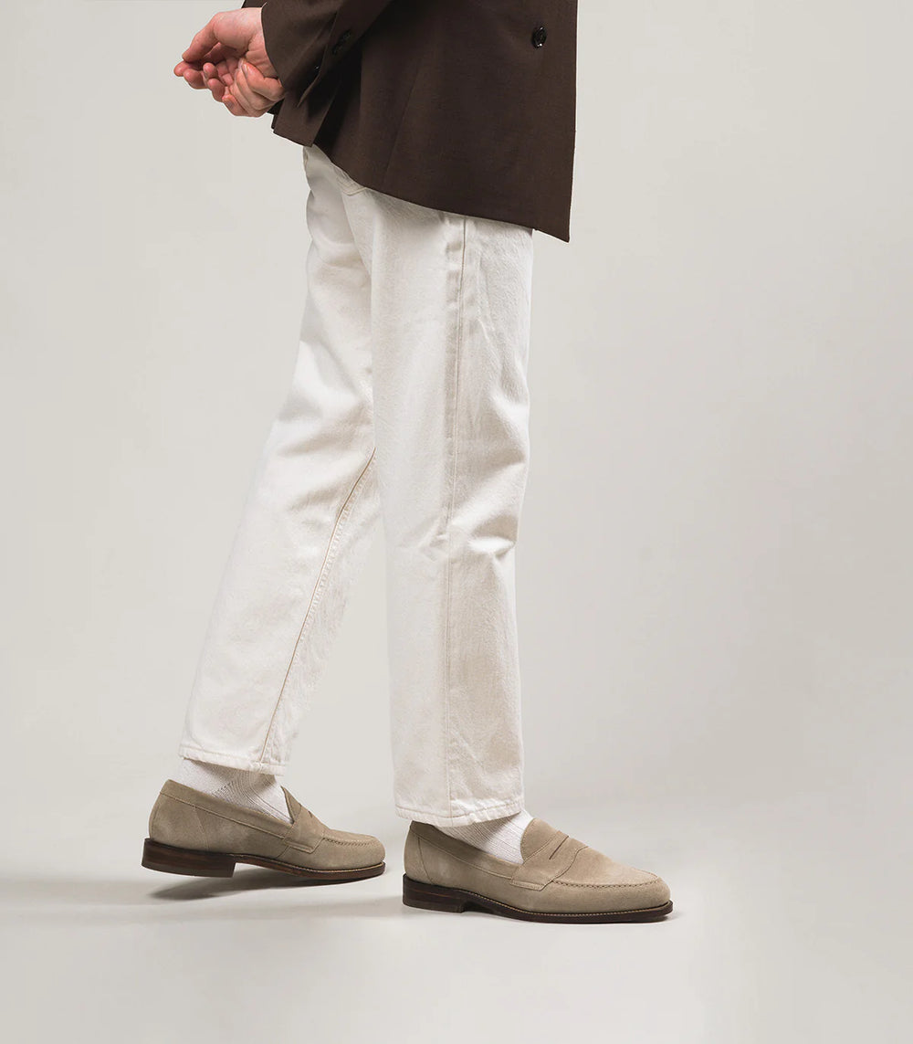 Loake Imperial Sandfarvet Ruskind Loafers