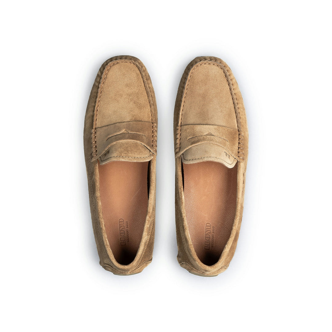 Lloyd Eljos Beige Ruskind Moccasins