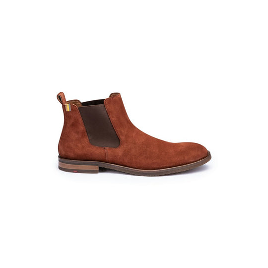 Lloyd - DIVO Chelsea boots i ruskind sequoia-rød