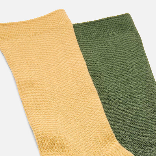 Timberland Sokker 2 Pak Grøn/Gul