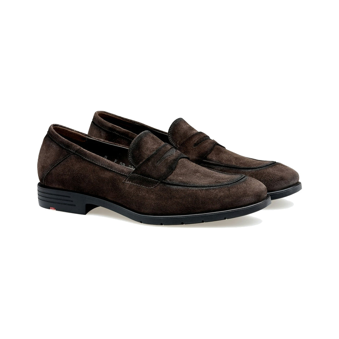 Lloyd Eezy 240 Mørkebrun Ruskind Loafer