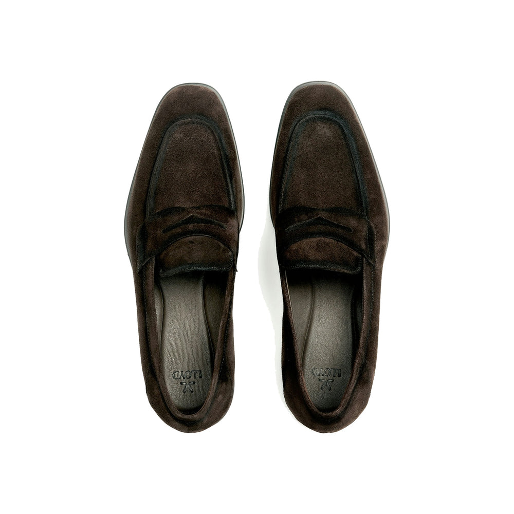 Lloyd Eezy 240 Mørkebrun Ruskind Loafer
