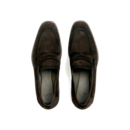 Lloyd Eezy 240 Mørkebrun Ruskind Loafer