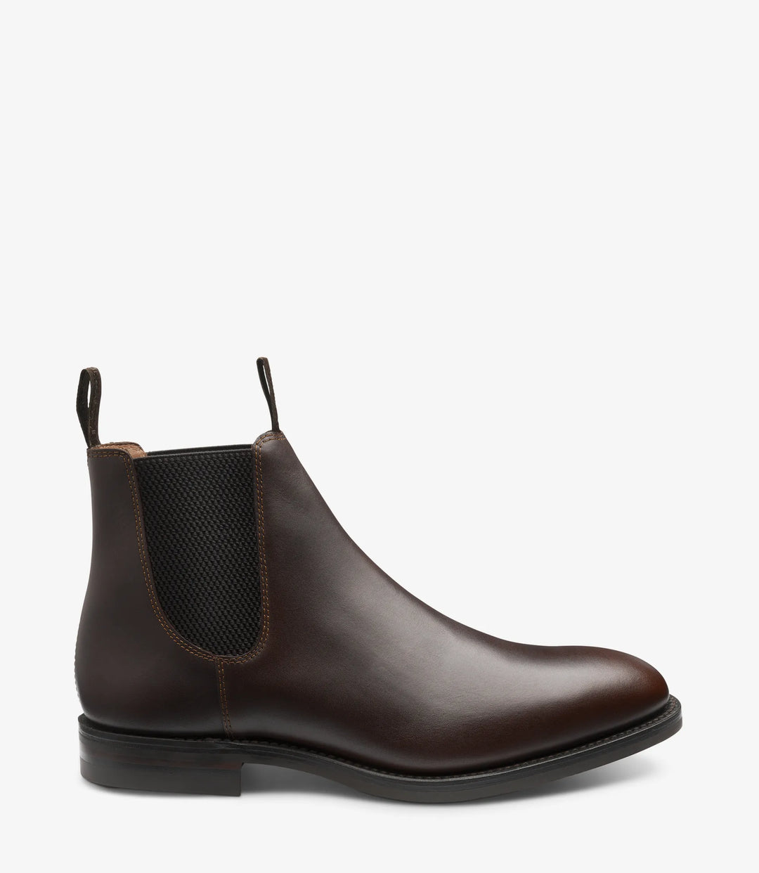 Loake 1880 Chatsworth Leather Chelsea Boots - mørkebrun