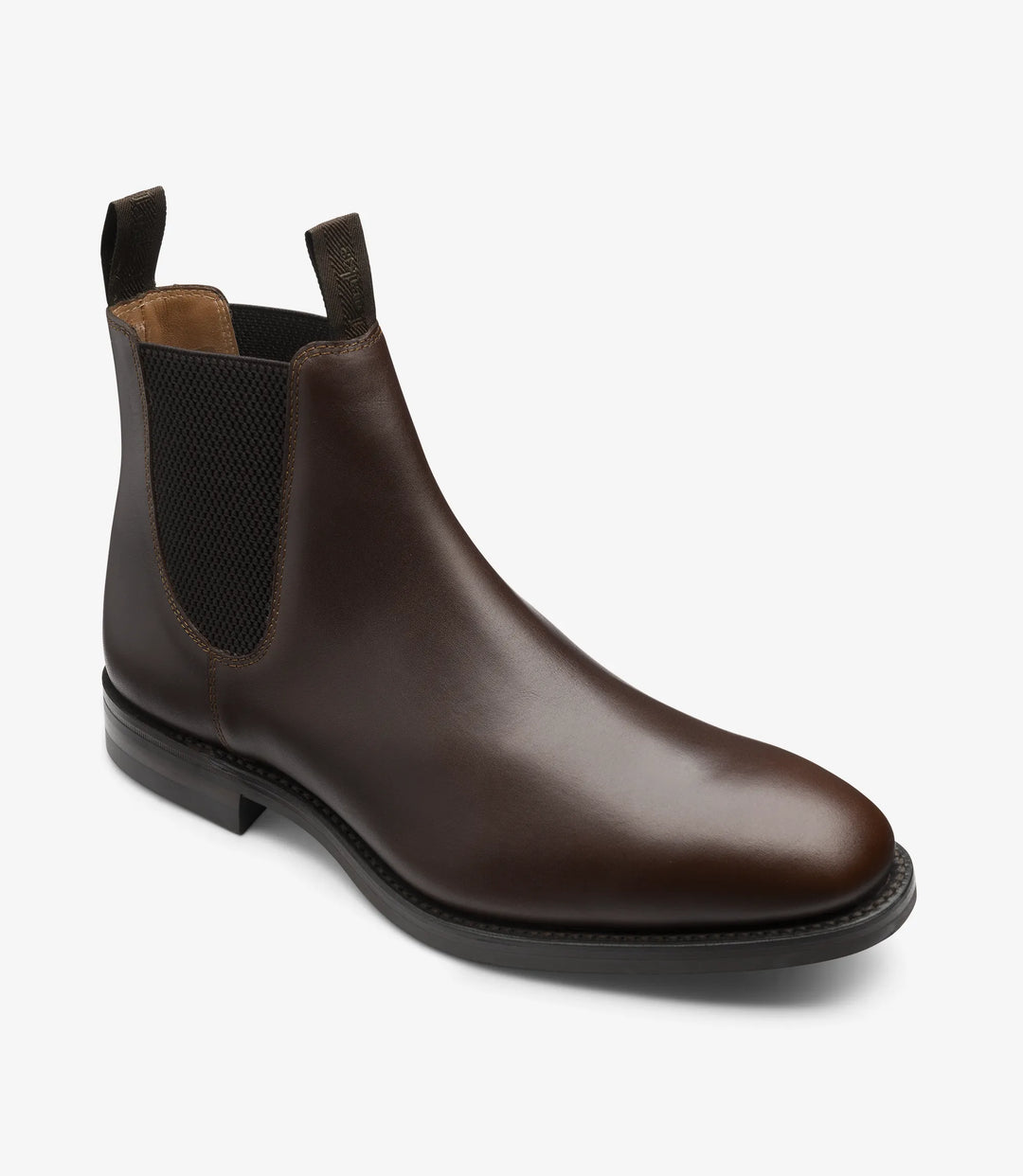 Loake 1880 Chatsworth Leather Chelsea Boots - mørkebrun