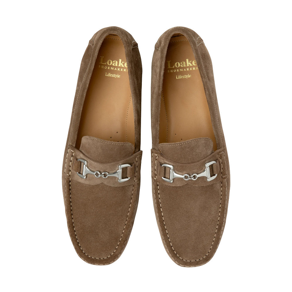 Loake Hawthorn Beige Ruskind Loafer