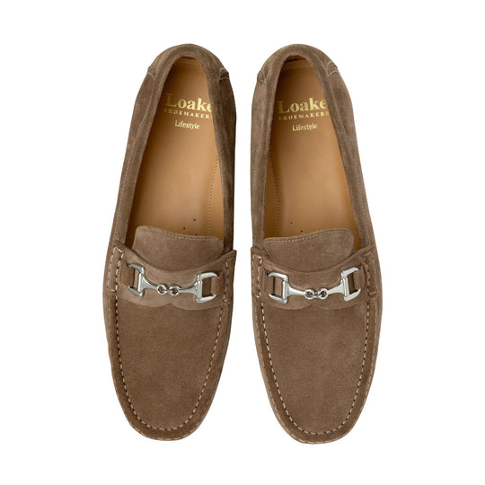 Loake Hawthorn Beige Ruskind Loafer