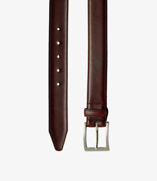 Loake Philip formal belt burgundy - bordeaux