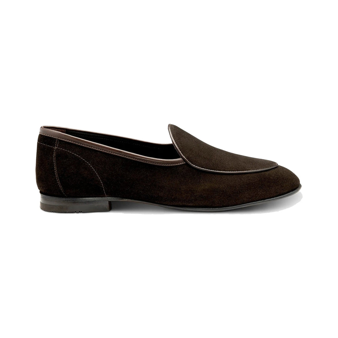 Loake Belgrave Mørkebrun ruskind Loafer