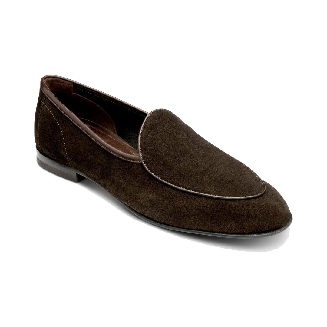 Loake Belgrave Mørkebrun ruskind Loafer