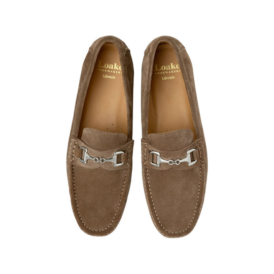 Loake Hawthorn Beige Ruskind Loafer