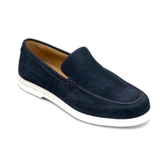 Loake Tuscany Mørkeblå Ruskind Loafer