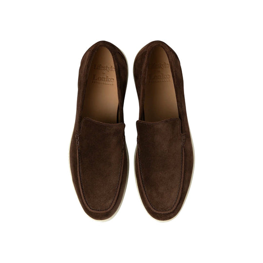 Loake Tuscany Mørkebrun Ruskind loafer