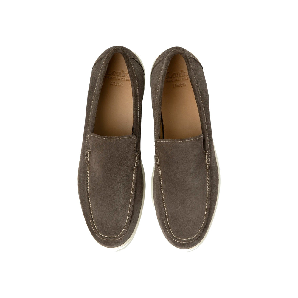 Loake Tuscany Mørkegrå Ruskind Loafer