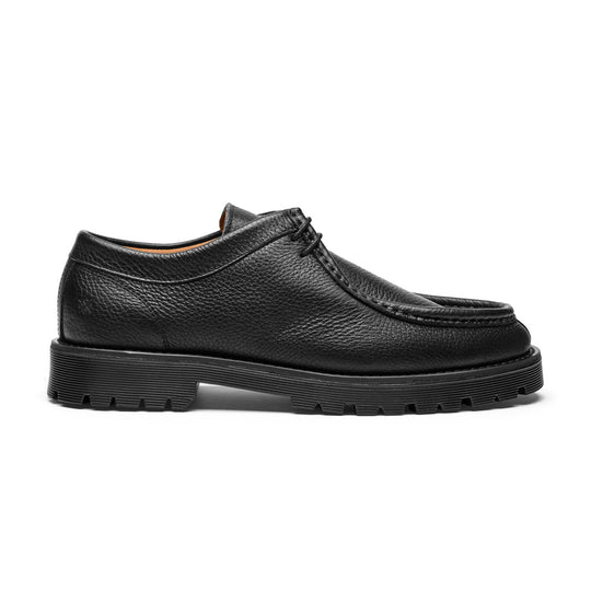 Playboy Malo Black Tumbled Leather