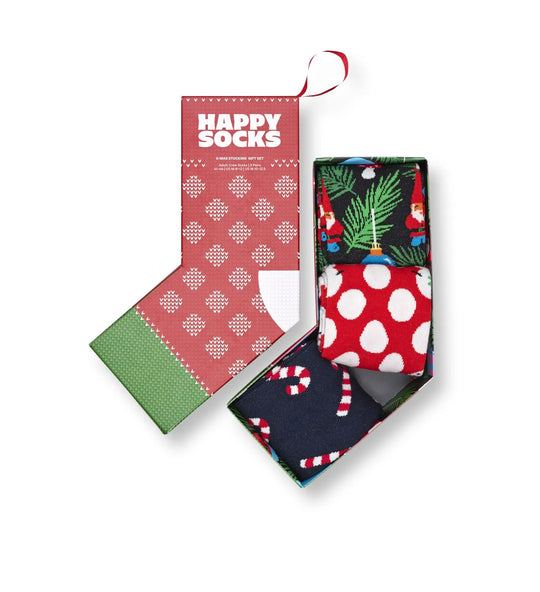 Happy Socks 3-PACK X-MAS STOCKING SOCKS GIFT SET