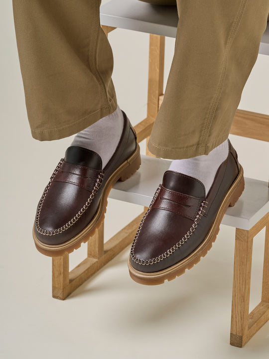 Playboy Austin 5.0 Dk. Brown leather Loafers