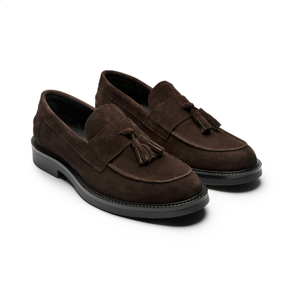 Playboy Filippo Dark Brown Suede Loafer