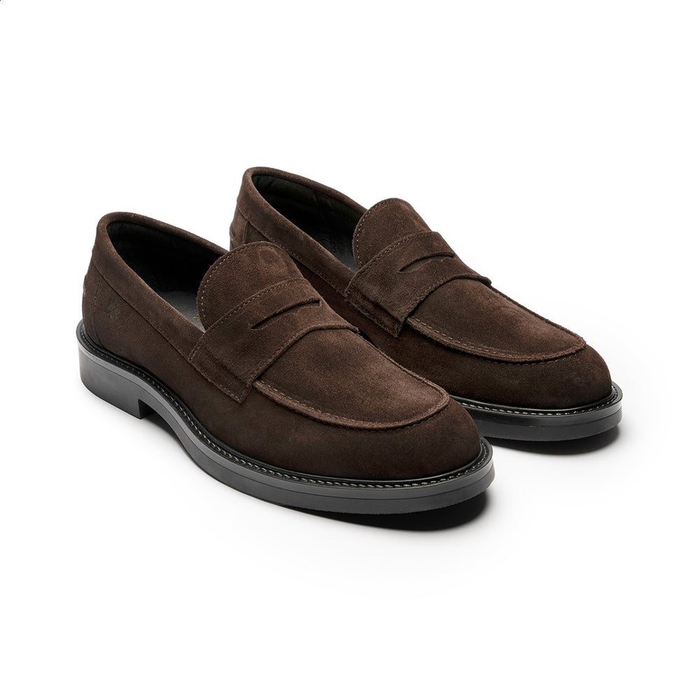Playboy Dalton Mørkebrun Ruskind Loafer
