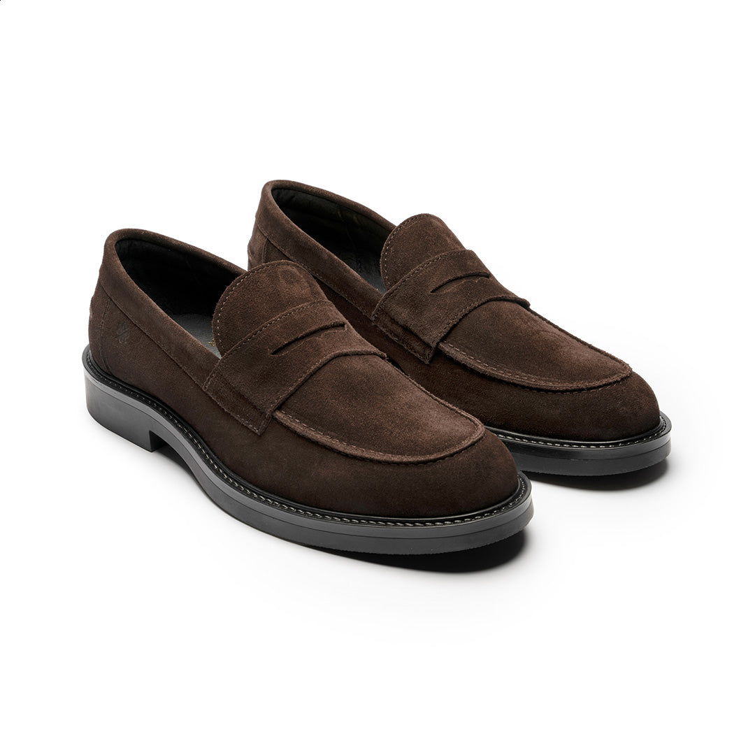 Playboy Dalton Mørkebrun Ruskind Loafer