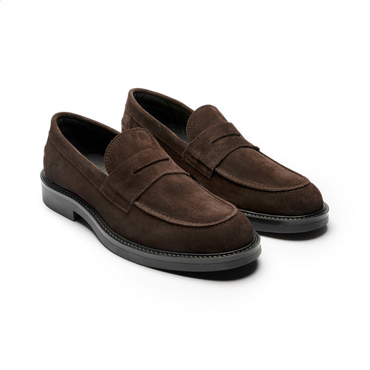 Playboy Dalton Mørkebrun Ruskind Loafer