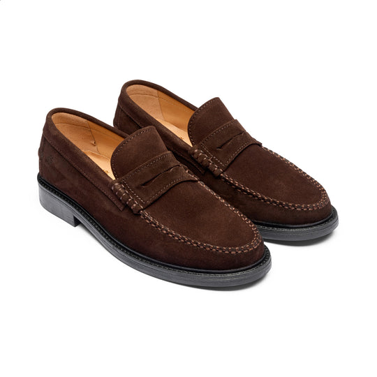 Playboy Colwood Mørkebrun Ruskinds Loafer