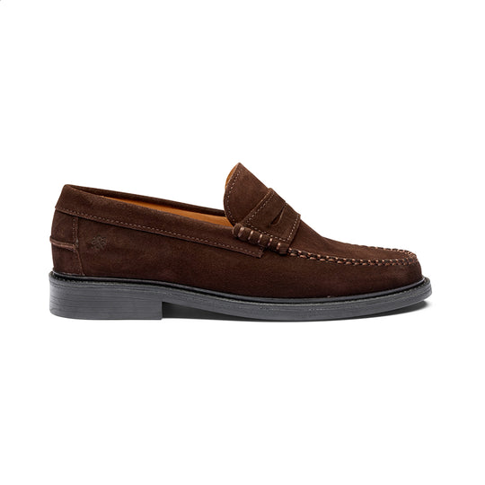 Playboy Colwood Mørkebrun Ruskinds Loafer