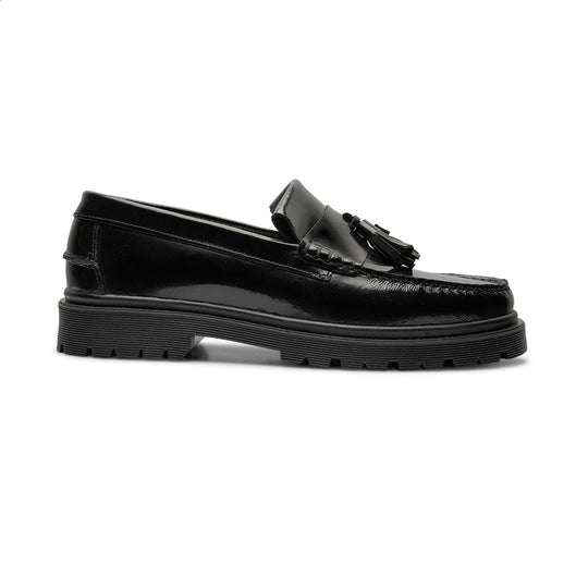 Playboy Tassel Loafer Florida Black Polido - sort polido-læder