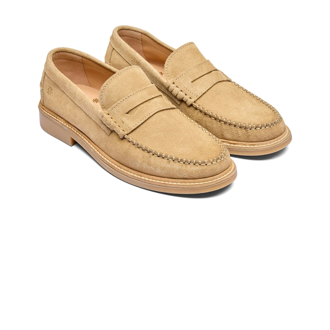 Playboy Colwood Sandfarvet Ruskinds Loafer