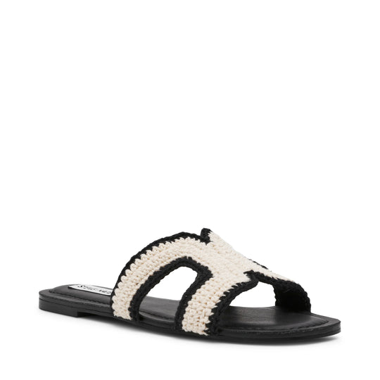 Steve Madden Zarnia Sort/Hvid Sandal