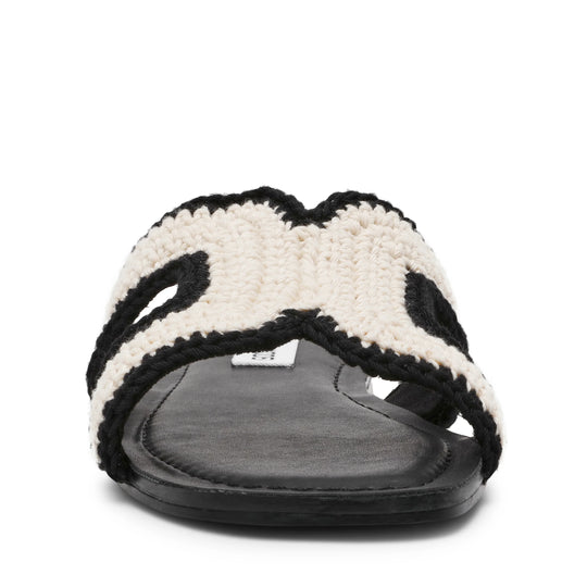 Steve Madden Zarnia Sort/Hvid Sandal