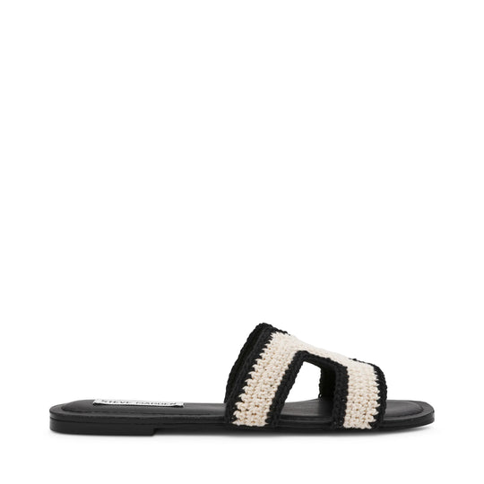 Steve Madden Zarnia Sort/Hvid Sandal