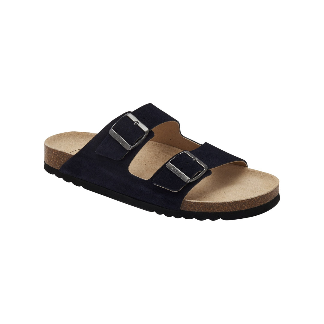 Scholl Julien Mørkeblå Ruskind Sandaler