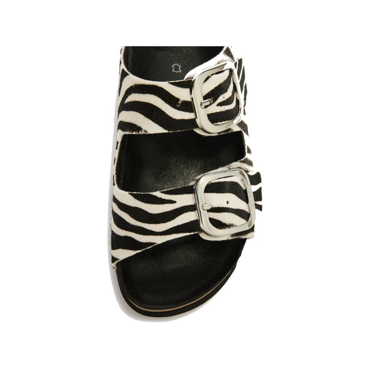 Scholl Noelle Zebra Hvid Sandaler
