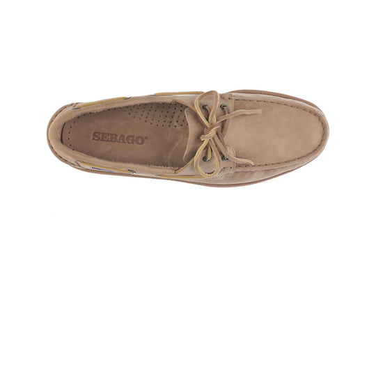 Sebago Docksides Portland Nubuck Beige Dame