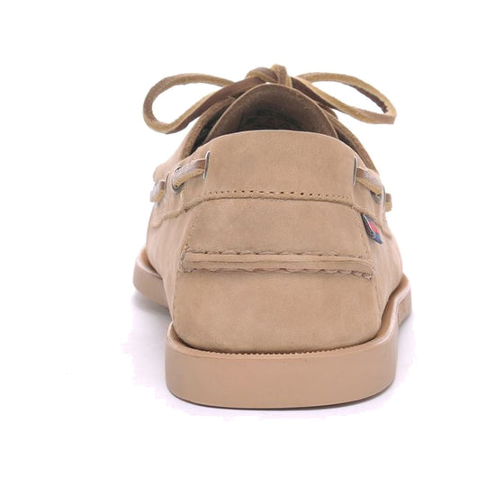 Sebago Docksides Portland Nubuck Beige Dame