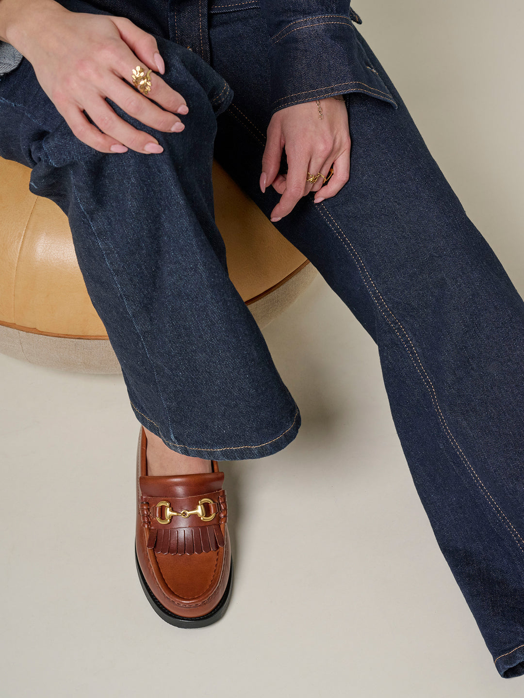 Playboy The Valerie Brandy læder Loafer