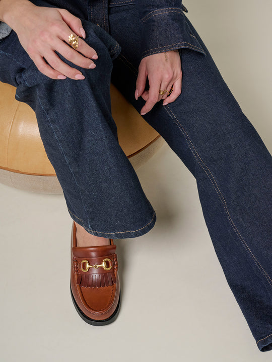 Playboy The Valerie Brandy læder Loafer